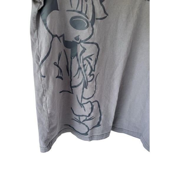 Disney Mickey Mouse Tutto Bene‎ Graphic T-Shirt Gray Short Sleeve Crewneck Tee - Picture 8 of 16